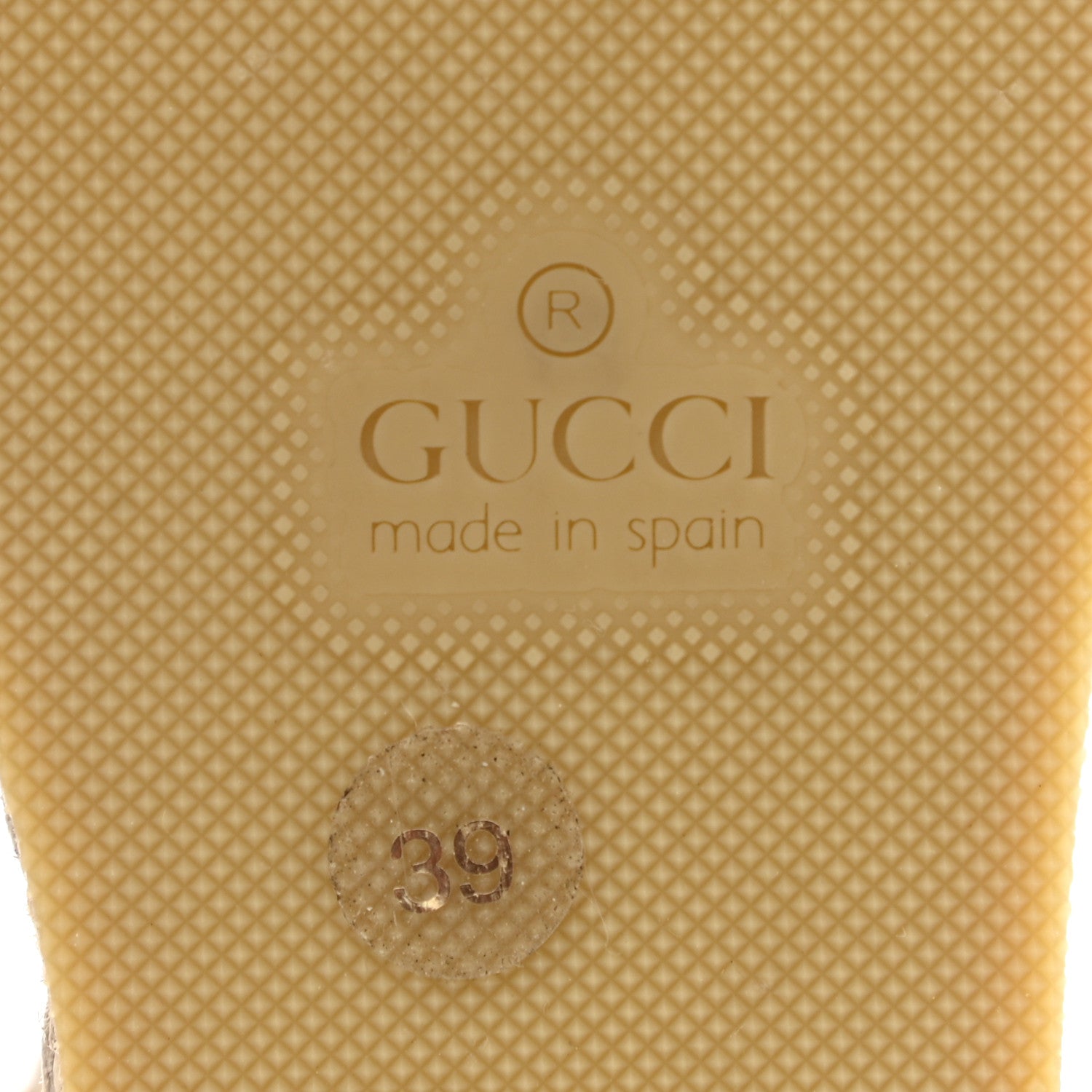 Gucci Monogram Matelasse GG Marmont Ankle Wrap Platform 35/120mm Espadrille Wedges 39 Beige Ebony Black Sand Storm 7 of 10