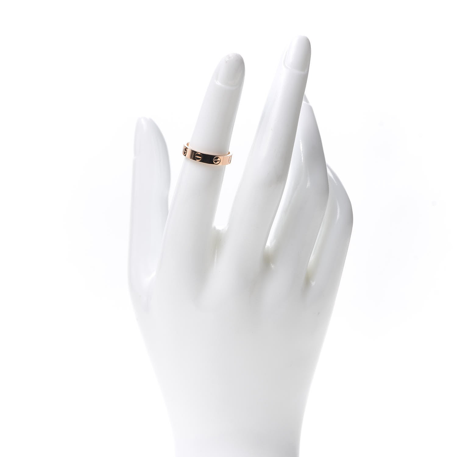 Cartier 18K Pink Gold 3.5mm LOVE Wedding Band Ring 49 4.75 2 of 4