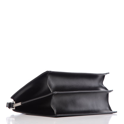 Saint Laurent Smooth Calfskin Catherine Heart Studded Satchel Black 4 of 10