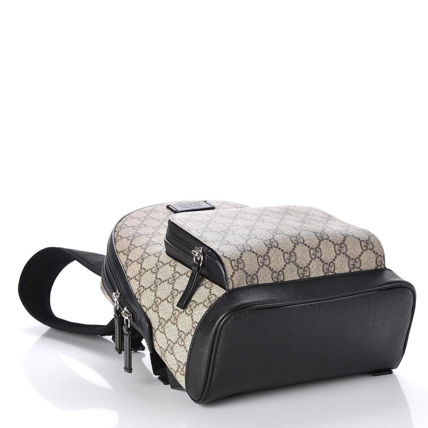 GG Supreme Monogram Small Eden Day Backpack Black
