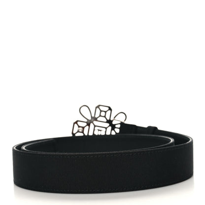 Chanel Grosgrain Crystal Belt 75 30 Black 2 of 8