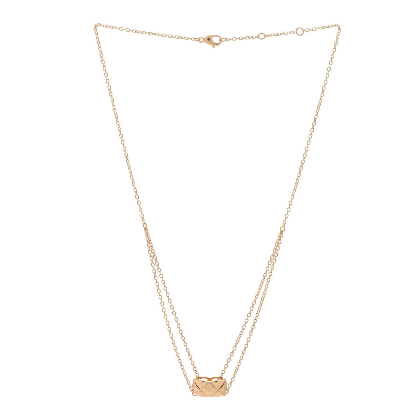 18K Yellow Gold Coco Crush Pendant Necklace