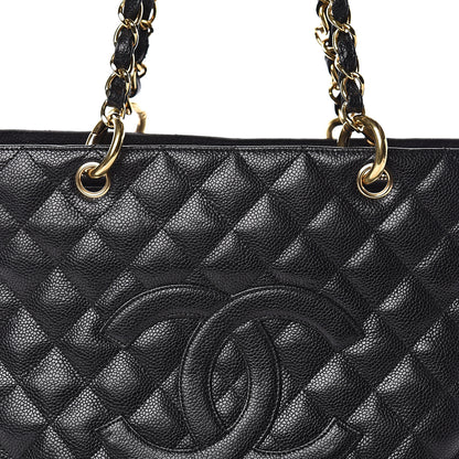 Chanel Caviar Quilted Grand Shopping Tote GST Black 15 of 15