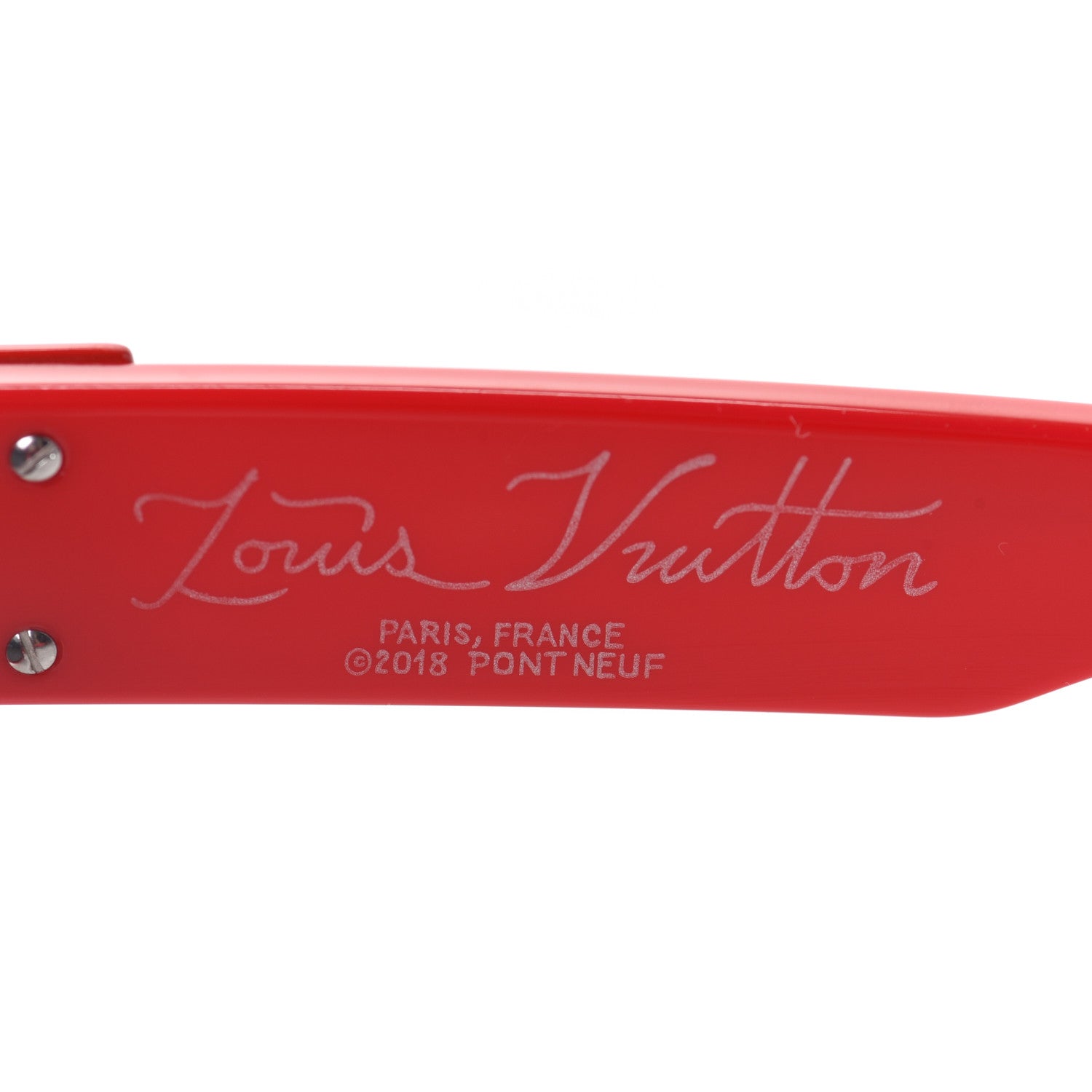 Louis Vuitton Acetate 1.1 Millionaires Z1260W Sunglasses Red 6 of 10