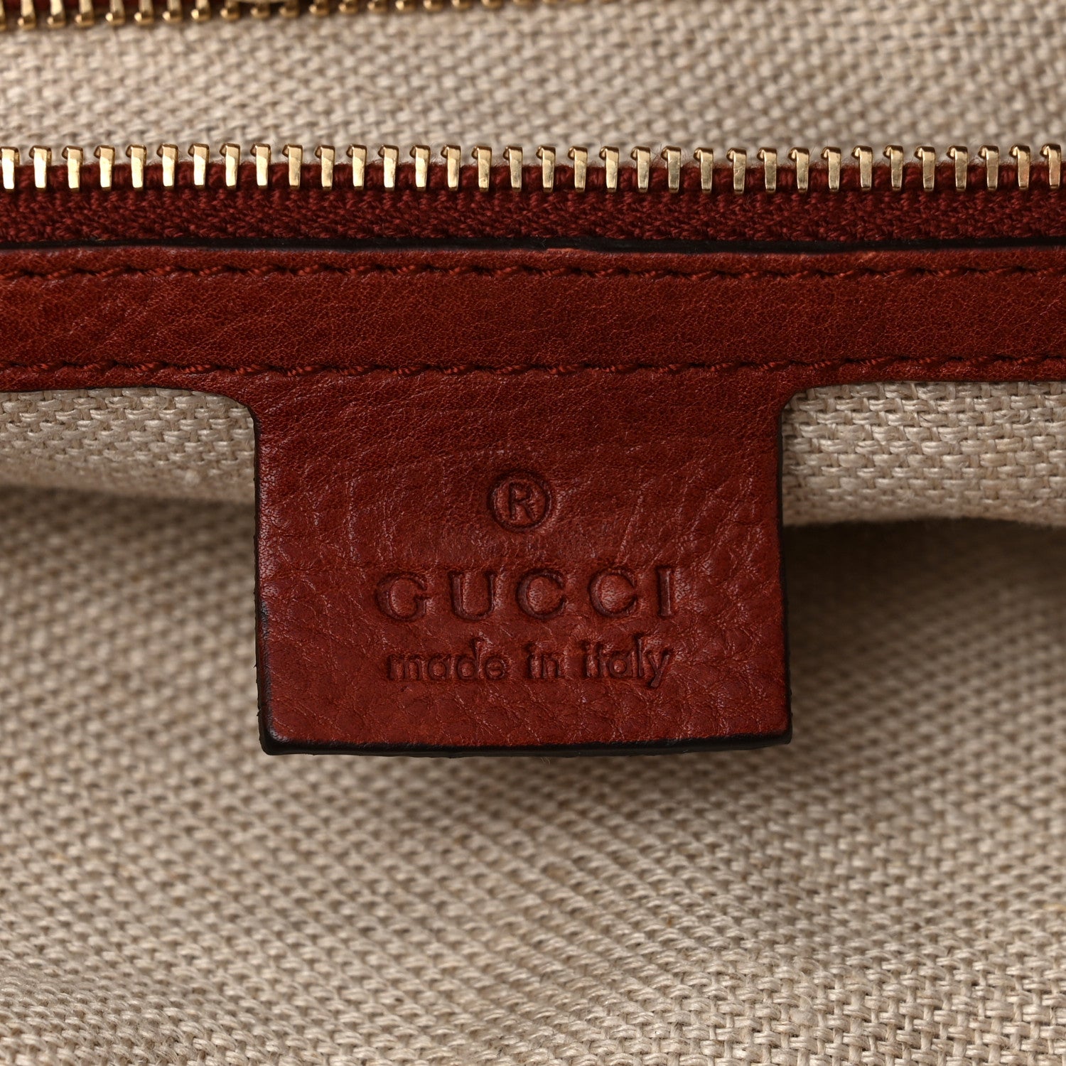 Gucci Monogram Large Marrakech Tote Red 6 of 11