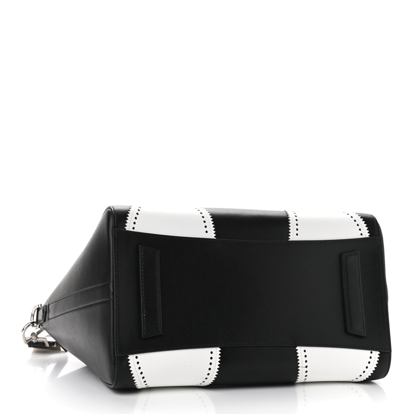 Calfskin Brogue Medium Antigona Black White
