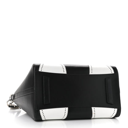 Givenchy Calfskin Brogue Medium Antigona Black White 4 of 11