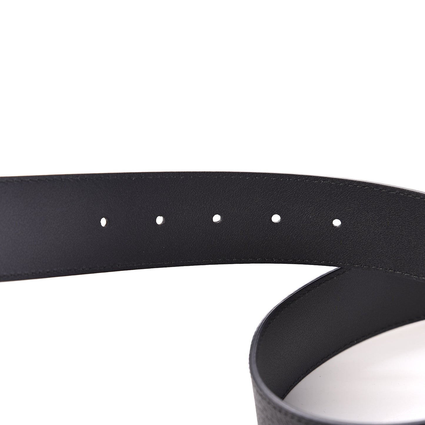 Textured Calfskin Double G 40mm Belt 80 32 Black