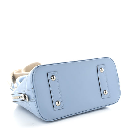 Louis Vuitton Epi Jacquard Alma BB Bleu Nuage 4 of 10