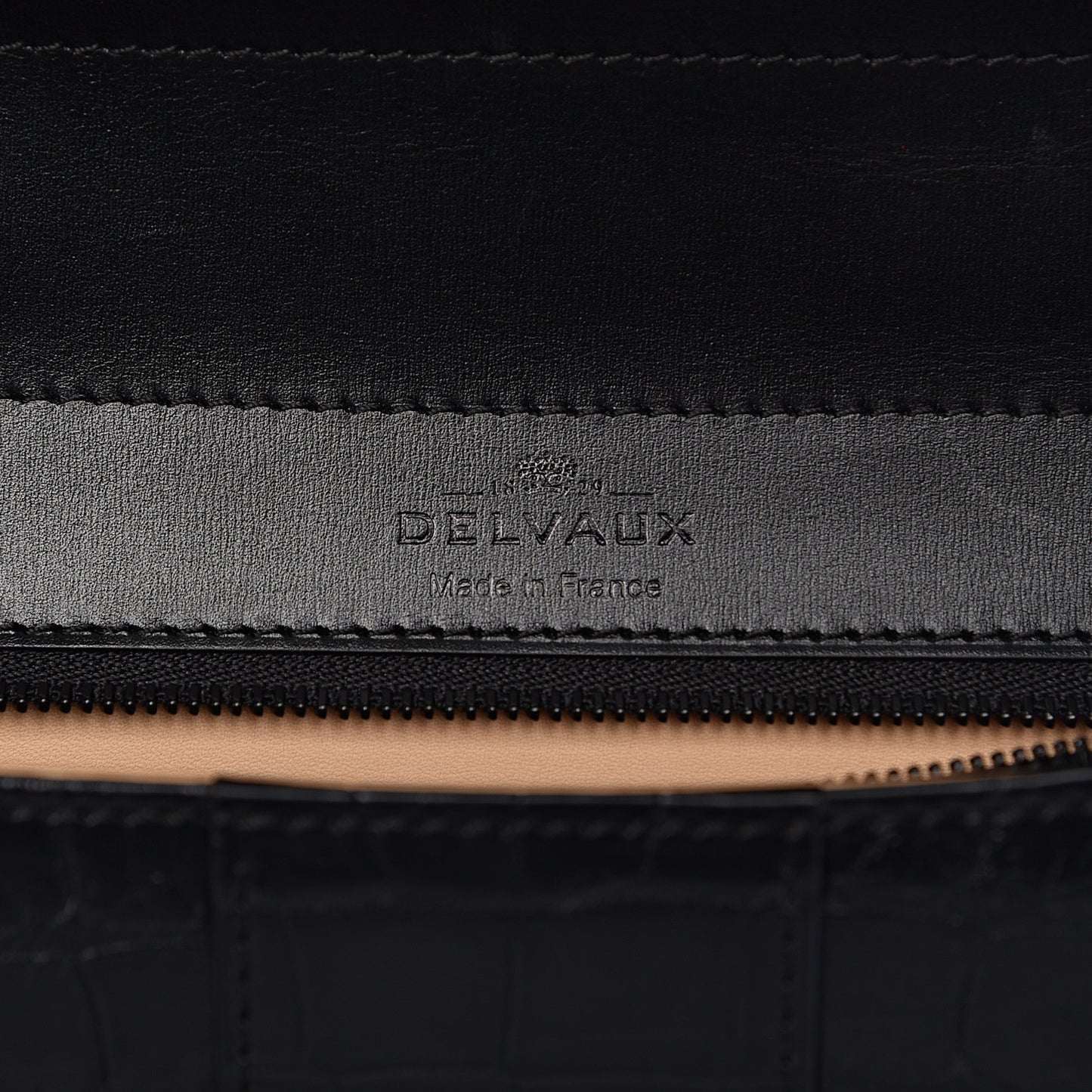 Matte Alligator MM Brillant Satchel Black
