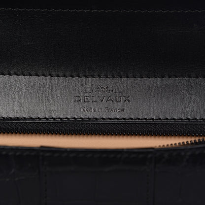 Delvaux Matte Alligator MM Brillant Satchel Black 6 of 11