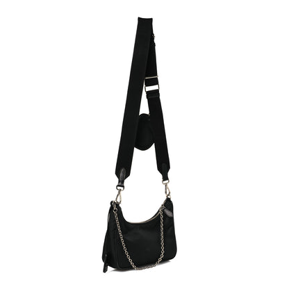Prada Nylon Re-Edition 2005 Shoulder Bag Black 3 of 14