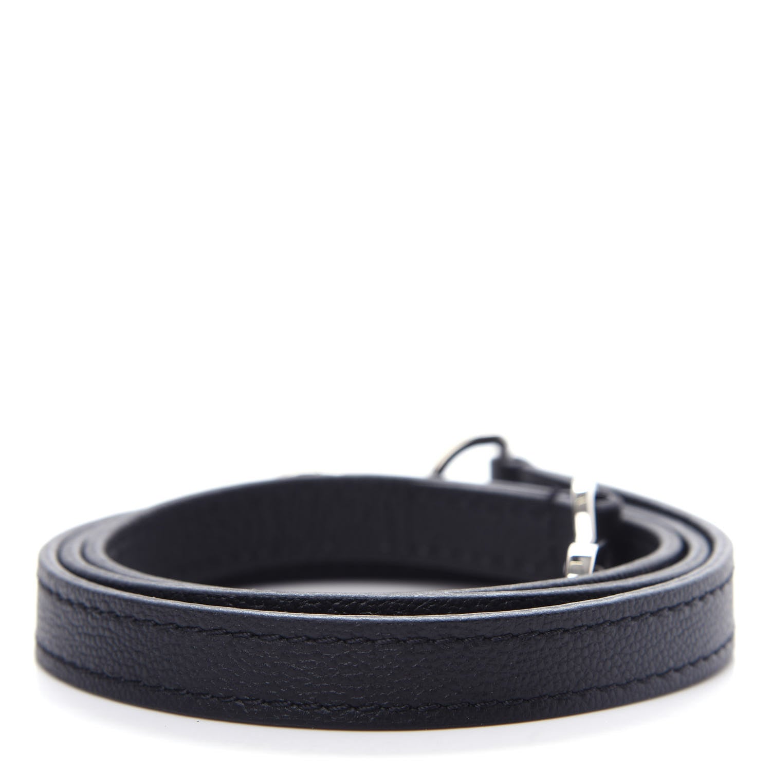 Louis Vuitton Calfskin 20 mm Adjustable Shoulder Strap Black 2 of 3