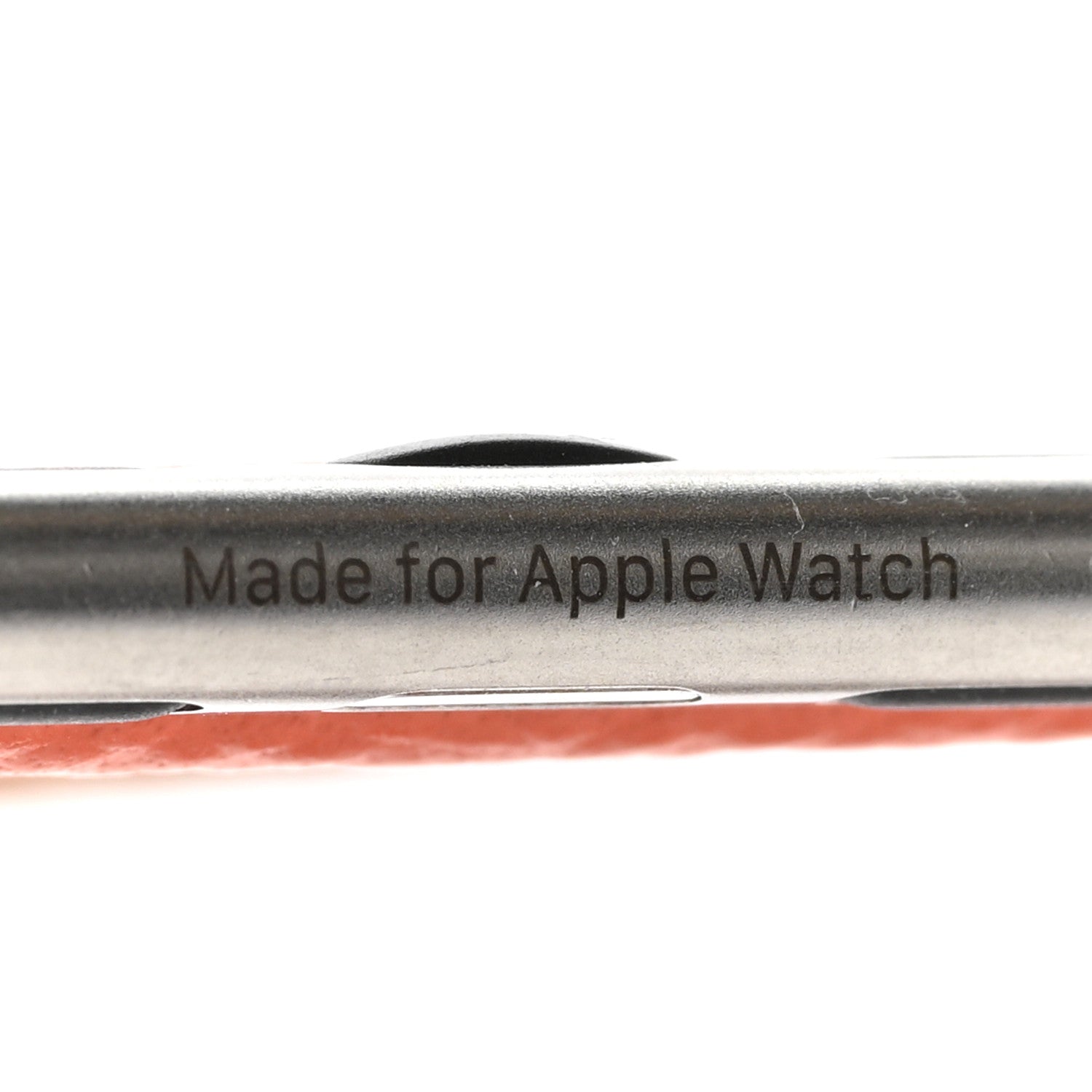 Hermes Epsom 42mm Apple Watch Single Tour Band Feu 8 of 10