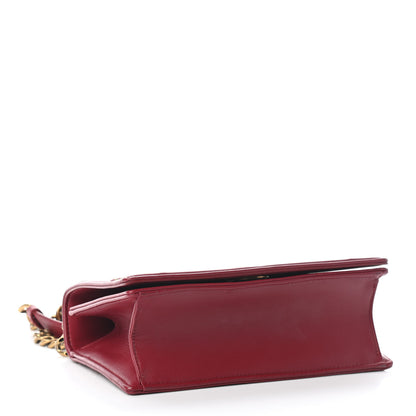 Christian Dior Calfskin Studded Medium Diorama Flap Bag Red 4 of 8