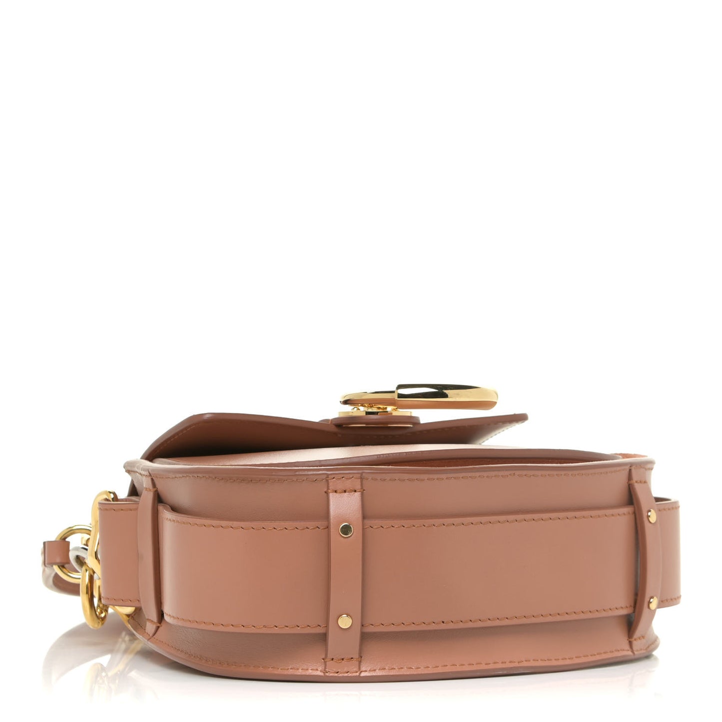 Calfskin Small Tess Bag Muted Brown