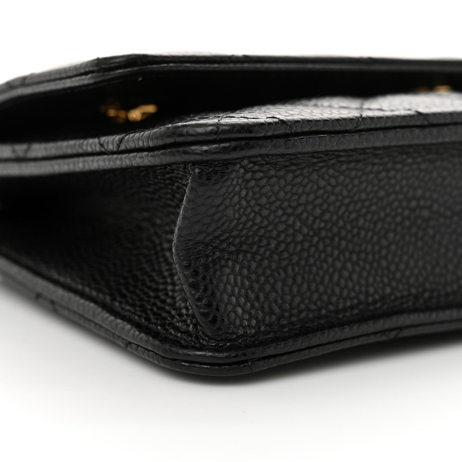 Chanel Caviar Quilted Wallet On Chain WOC Black 10 of 12