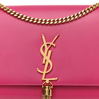 Saint Laurent Smooth Calfskin Medium Classic Monogram Kate Tassel Satchel Fuchsia 8 of 12