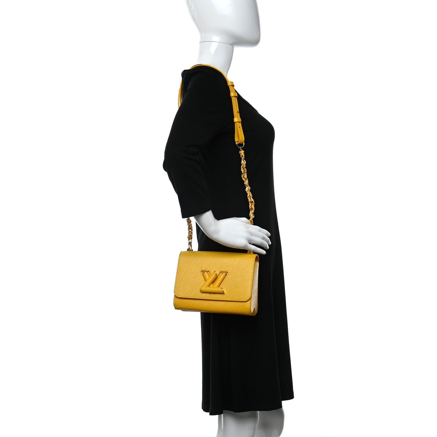 Louis Vuitton Epi Twist Shoulder Bag PM Sunflower 2 of 10