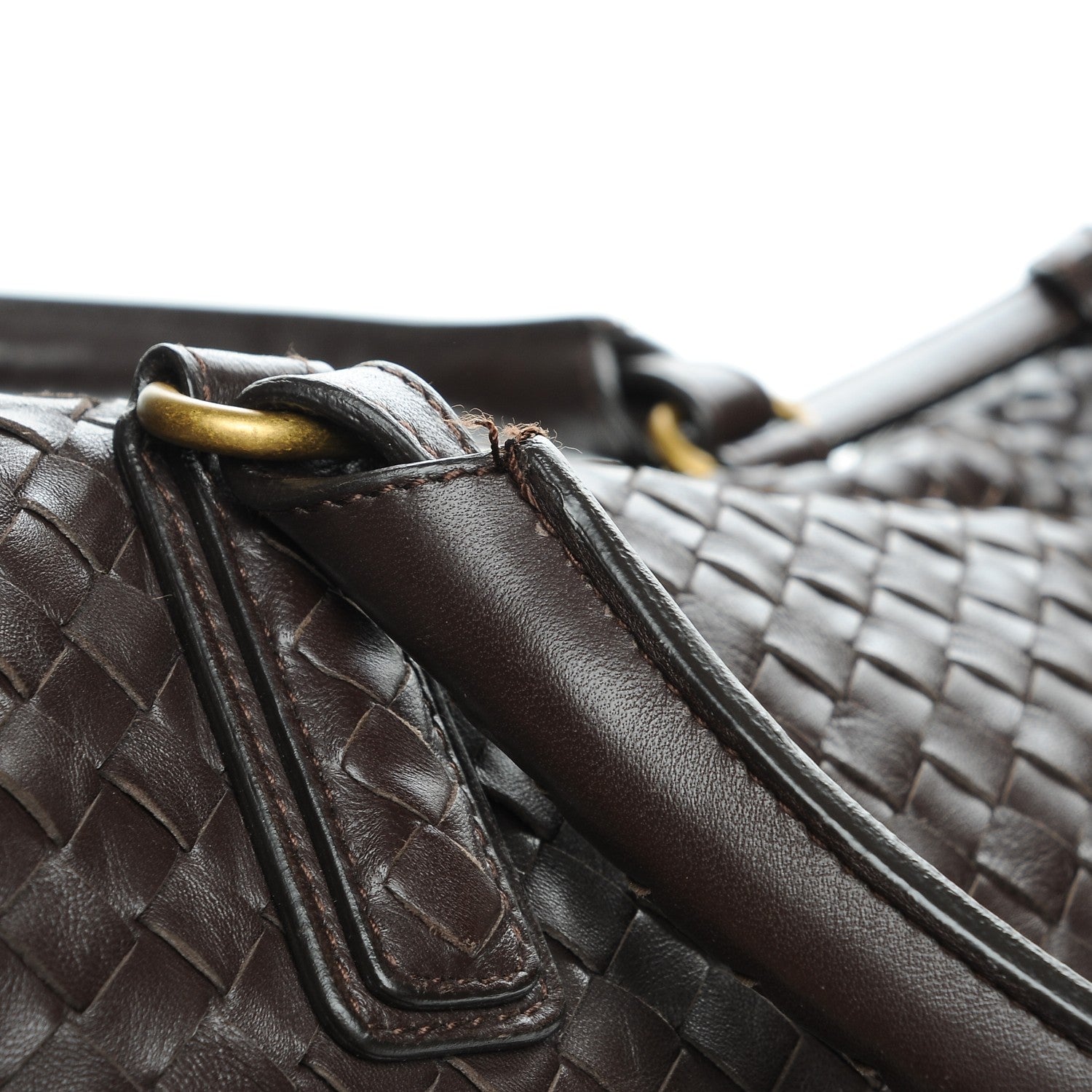 Bottega Veneta Nappa Intrecciato Maxi Convertible Tote Ebano 10 of 12