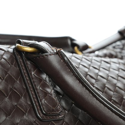 Bottega Veneta Nappa Intrecciato Maxi Convertible Tote Ebano 10 of 12