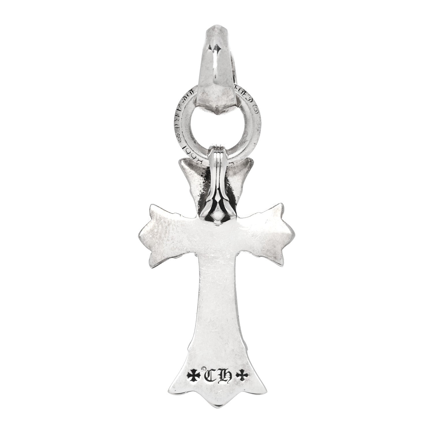 Chrome Hearts Sterling Silver Double Cross Pendant 3 of 5