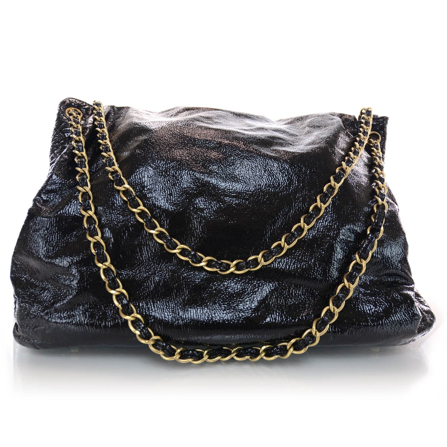 Vinyl XL Rock and Chain Flap Black