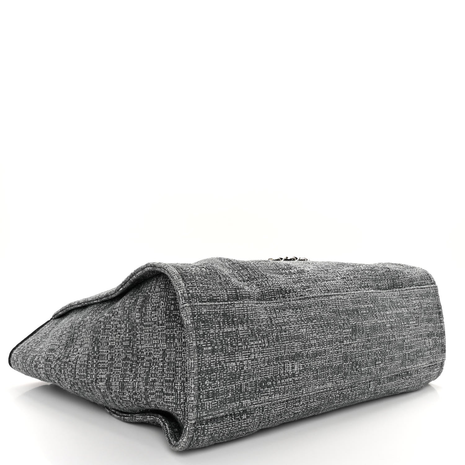 Chanel Mixed Fibers Extra Large Deauville Tote Charcoal 4 of 11