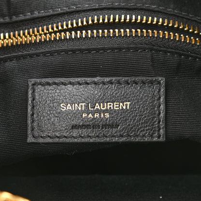 Saint Laurent Lambskin Matelasse Monogram Joe Backpack Cream 6 of 10