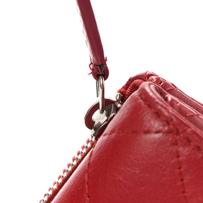 Chanel Lambskin Quilted Coin Purse Red 19 of 19