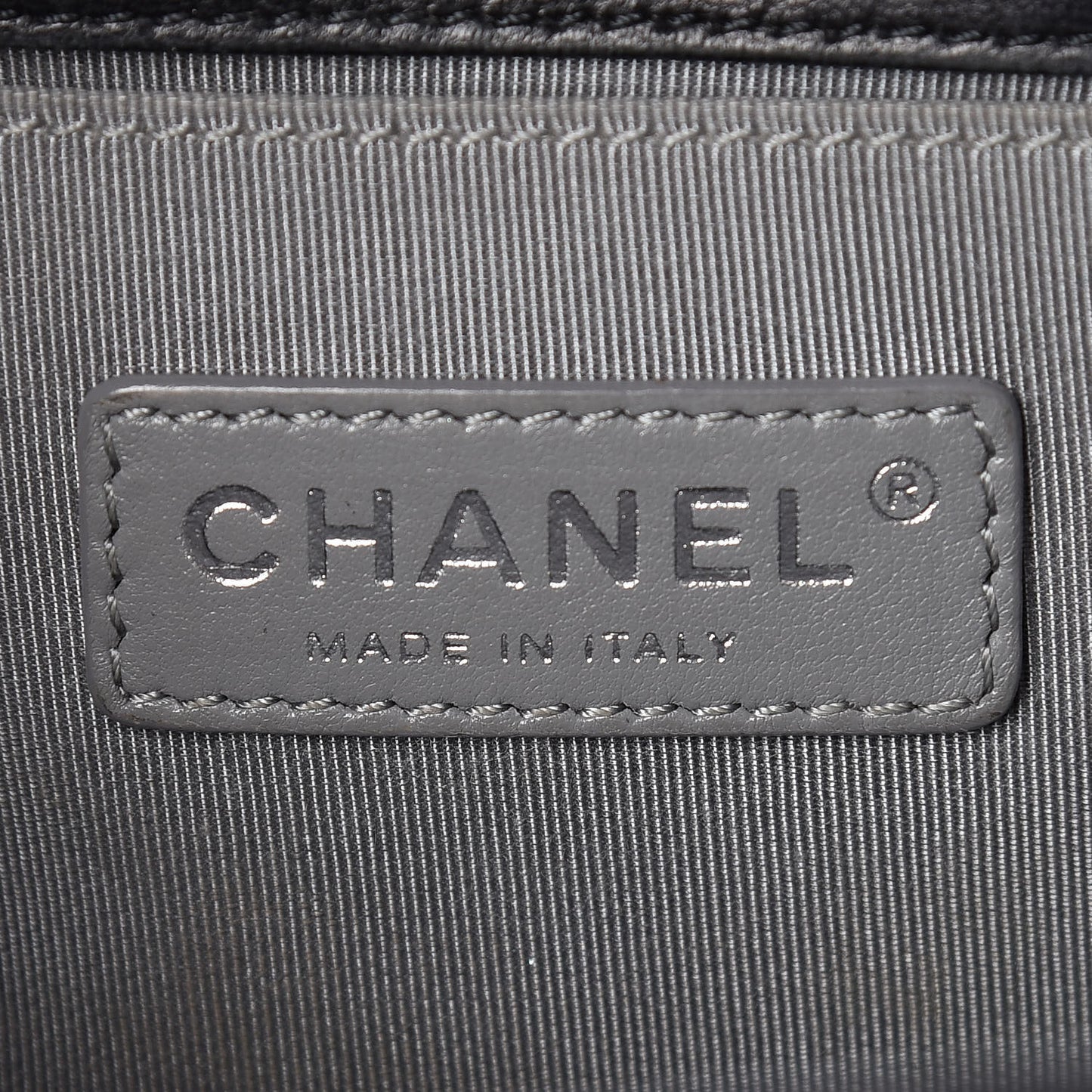 Lambskin Quilted Medium Boy Flap Black