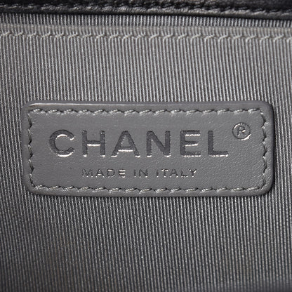 Chanel Lambskin Quilted Medium Boy Flap Black 6 of 20