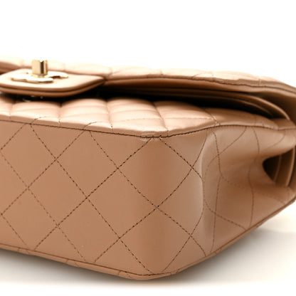 Chanel Lambskin Quilted Small Double Flap Brown 10 of 11
