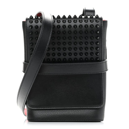 Christian Louboutin Calfskin Spikes Benech Reporter Black 1 of 10