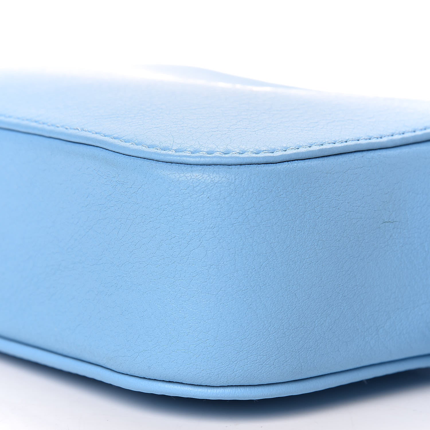 Balenciaga Calfskin XS Everyday Camera Bag Baby Blue Black 9 of 10