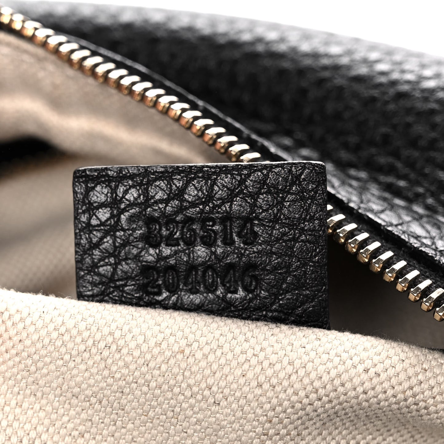 Pebbled Calfskin Small Miss GG Hobo Black