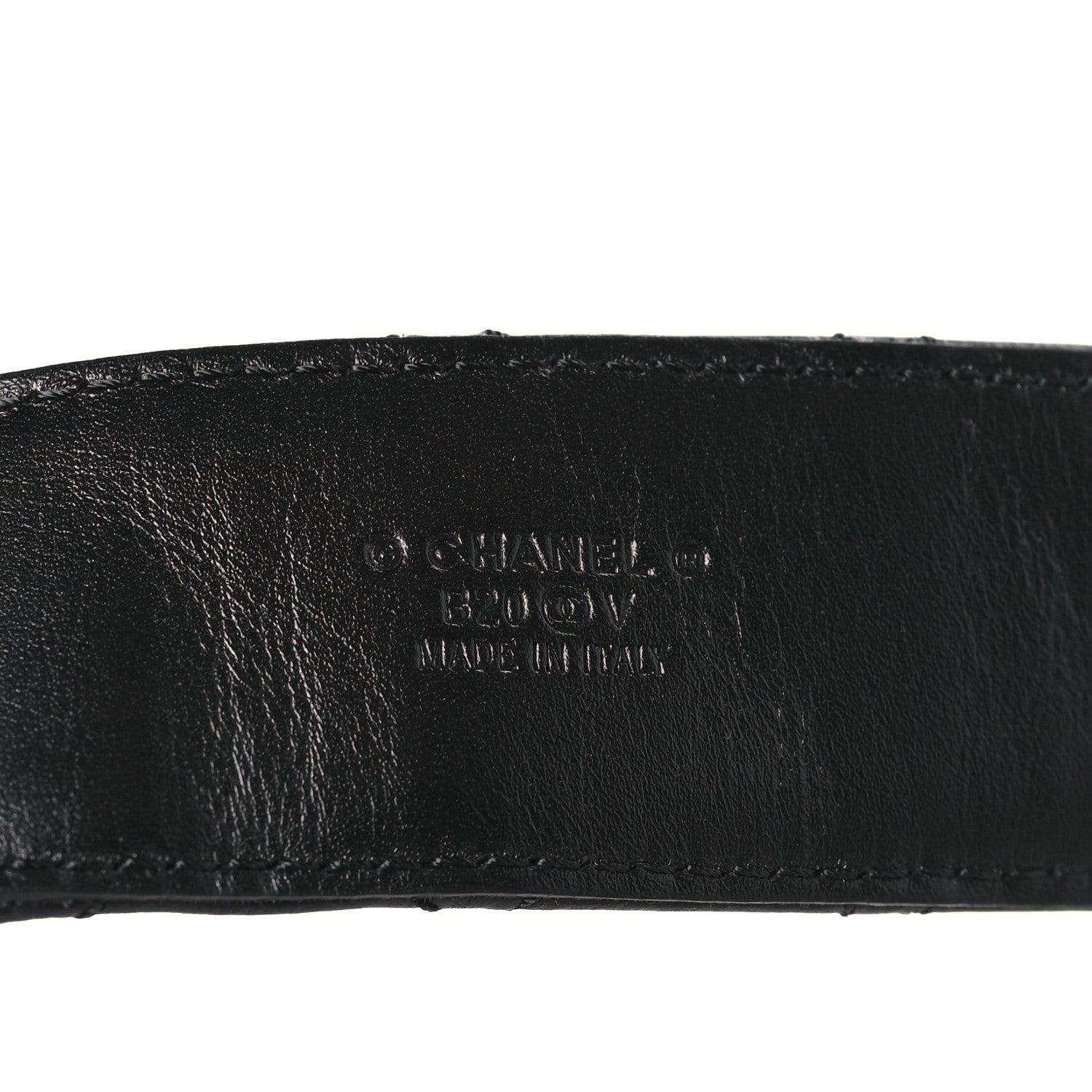 Chanel Calfskin Quilted CC Chain Belt 90 36 Black 3 of 6
