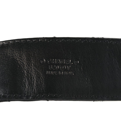 Chanel Calfskin Quilted CC Chain Belt 90 36 Black 3 of 6