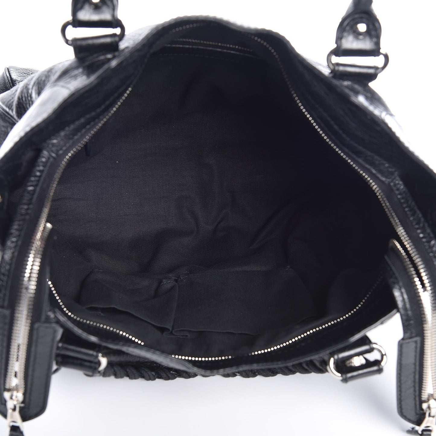 Agneau Giant 12 Silver Hardware Velo Black