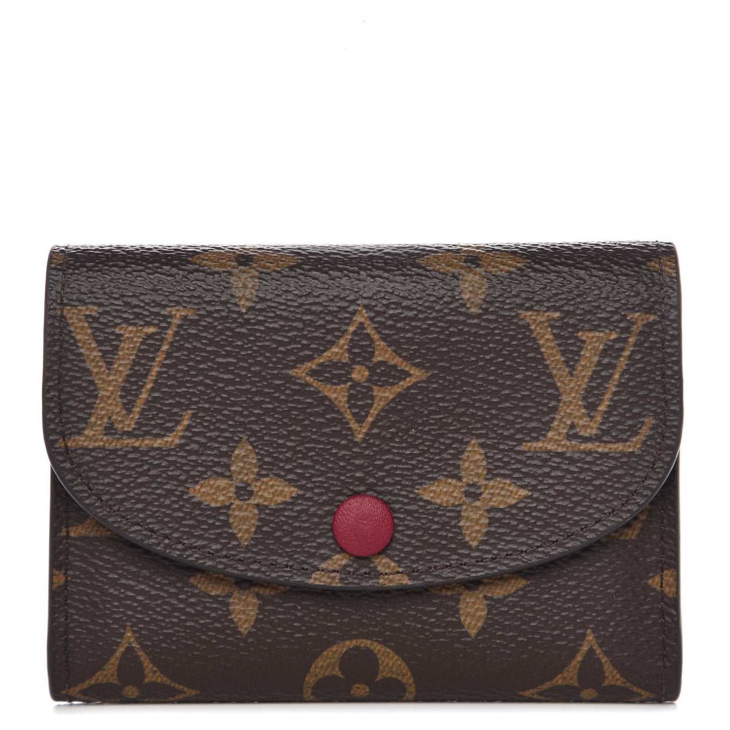 Monogram Rosalie Coin Purse Fuchsia