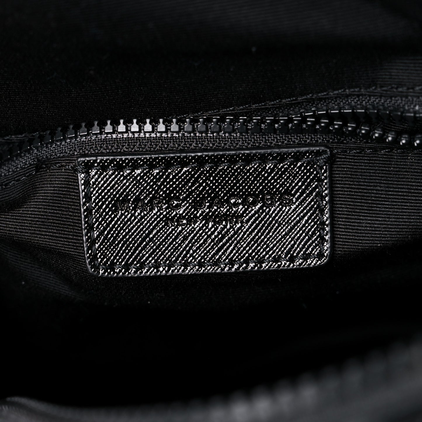 Saffiano Mini Snapshot Backpack Black