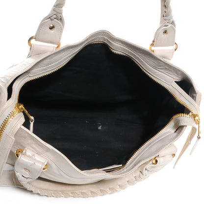 Balenciaga Agneau Giant 21 Gold Hardware City White 5 of 16