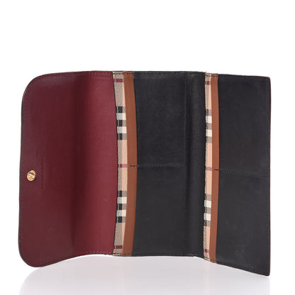 Burberry Grainy Calfskin Tri-Fold Wallet Tan 5 of 11