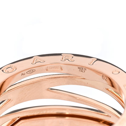 Bulgari 18K Rose Gold B.Zero1 Legend Four-Band Ring 62 10 5 of 5