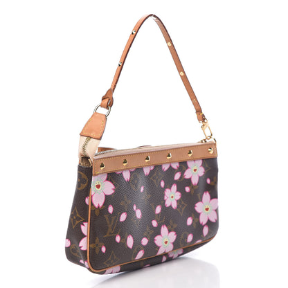 Louis Vuitton Monogram Cherry Blossom Pochette Accessories Brown 3 of 11