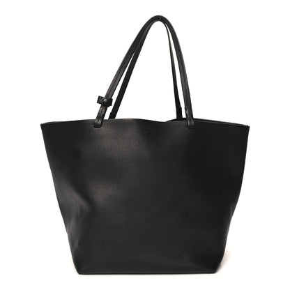 The Row Grained Calfskin Park Tote XL Black 1 of 13