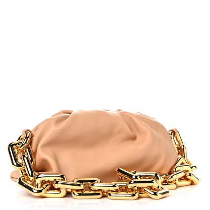 Bottega Veneta Calfskin Teen Chain Pouch Almond 3 of 9