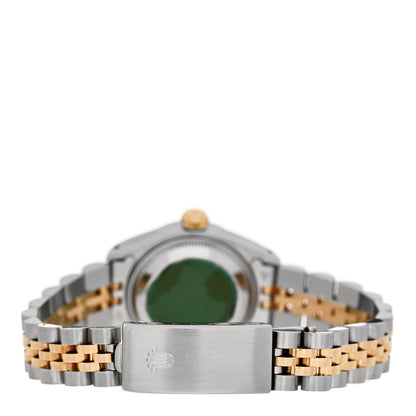 Rolex Stainless Steel 18K Yellow Gold Diamond 26mm Oyster Perpetual Datejust Watch Champagne 69173 3 of 4