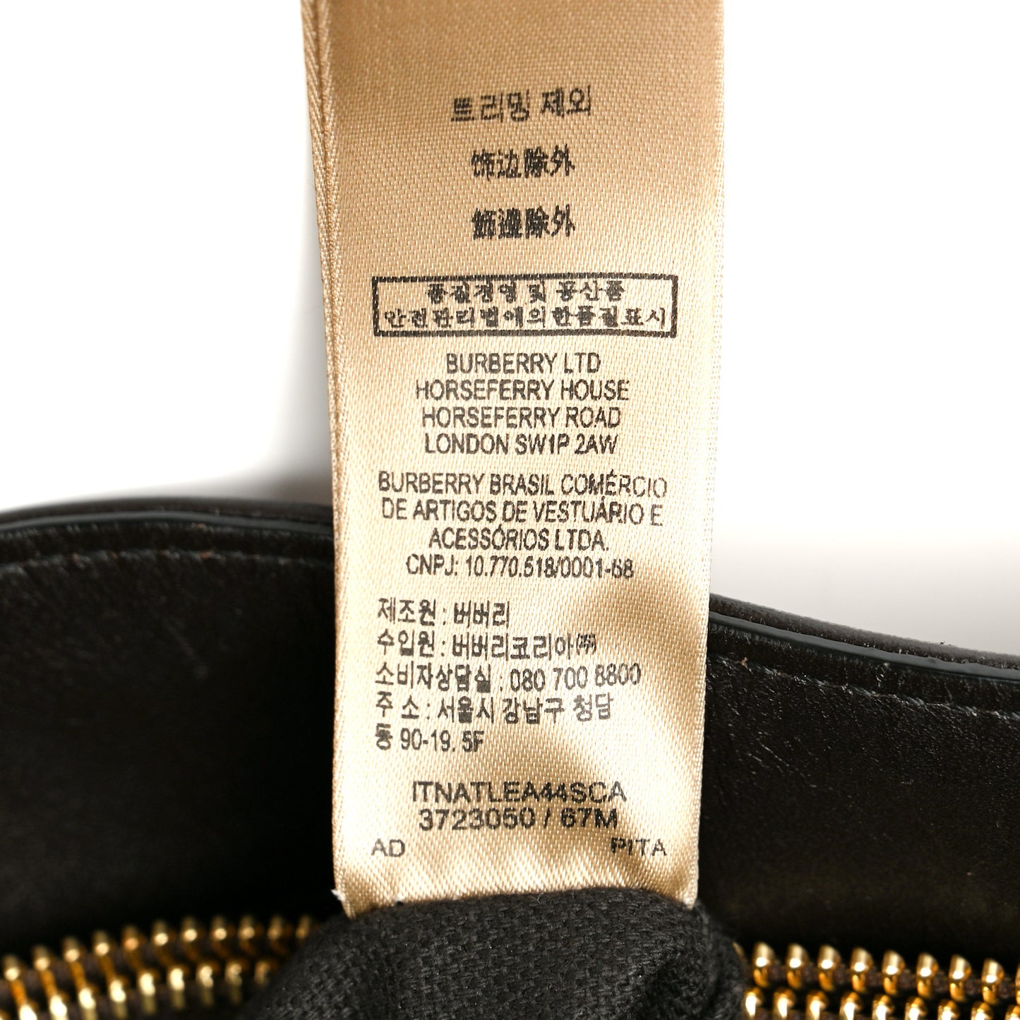 Haymarket Check Medium Golderton Tote Chocolate