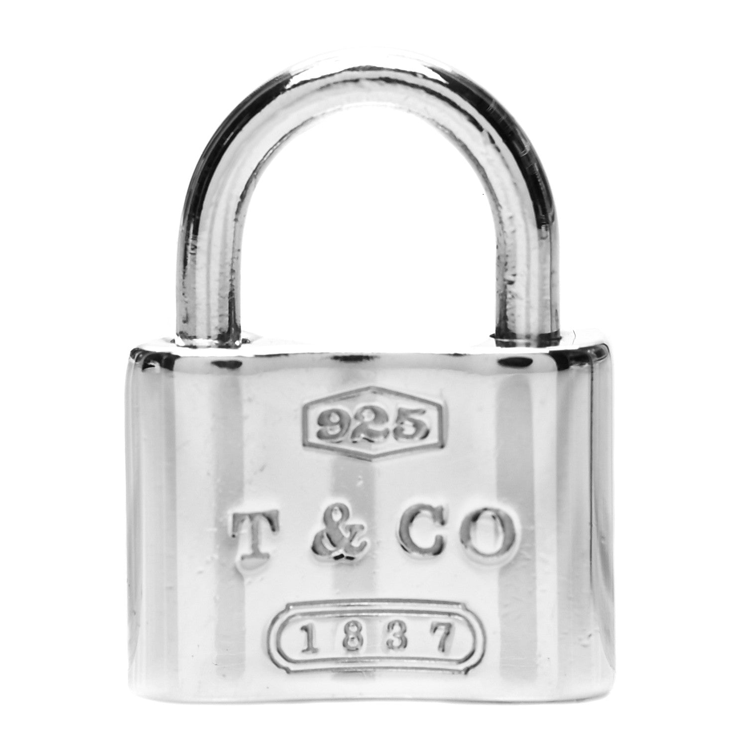 Tiffany Sterling Silver 1837 Lock Charm 1 of 3